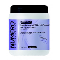 Маска для волос Brelil Numero Lisciante all`Olio di Avocado 1000мл.