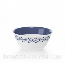 МИСКА ГЛУБОКАЯ STEFANPLAST TOSCA D23СМ. БЕЛЫЙ/СИНИЙ (55051)