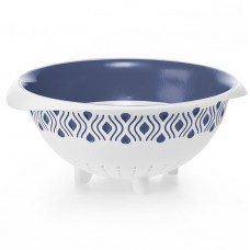 ДУРШЛАГ STEFANPLAST TOSCA D28СМ. БЕЛЫЙ/СИНИЙ (55251)