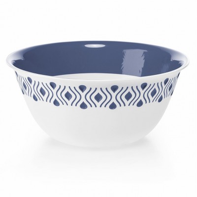 МИСКА ГЛУБОКАЯ STEFANPLAST TOSCA D29СМ. БЕЛЫЙ/СИНИЙ (55101)