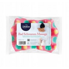 Губка банная Deluxe с эффектом массажа