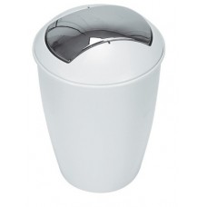 Відро д/сміття  Atlanta біле пластикове 30х19 см_10.04264