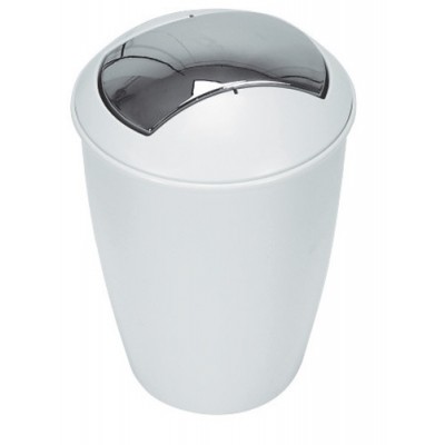 Відро д/сміття  Atlanta біле пластикове 30х19 см_10.04264