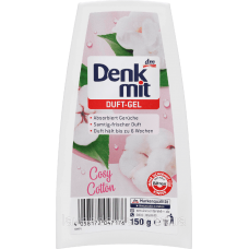 Освежитель воздуха гелевый DENKMIT Raumduft Gel Cosy Cotton, 150 g