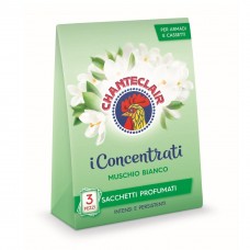 Пакетики для белья Саше Аромат в гардероб Chanteclair i Concentrati белый мускус 3шт