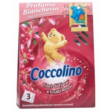 Освежитель для белья и шкафа Coccolino Fiori di Tiare e Frutti Rossi