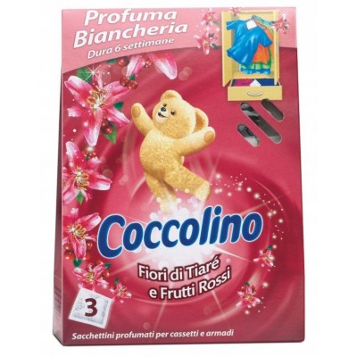 Освежитель для белья и шкафа Coccolino Fiori di Tiare e Frutti Rossi