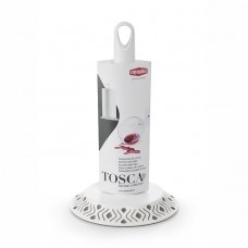 ДЕРЖАТЕЛЬ ДЛЯ ПОЛОТЕНЕЦ STEFANPLAST TOSCA БЕЛЫЙ/СЕРЫЙ (55300)