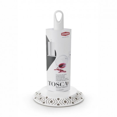 ДЕРЖАТЕЛЬ ДЛЯ ПОЛОТЕНЕЦ STEFANPLAST TOSCA БЕЛЫЙ/СЕРЫЙ (55300)