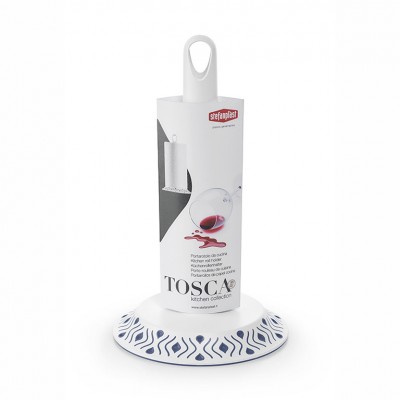 ДЕРЖАТЕЛЬ ДЛЯ ПОЛОТЕНЕЦ STEFANPLAST TOSCA БЕЛЫЙ/СИНИЙ (55301)