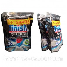 Таблетки д/мытья посуды в ПММ Finish Quantum Powerball ULTIMATE 2*40 шт. (4)