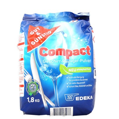 Порошок д/мытья посуды в посуд. машине G&G 1,8 кг