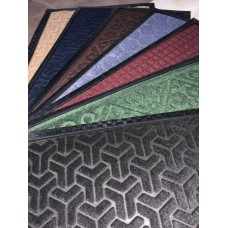 Коврик придверный резиновый БОРТ с каймой (разноцв.) 80*120см
