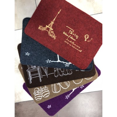 Коврик придверный резиновый б/каймы 