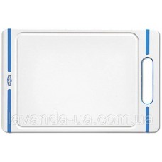 Дошка д/нарізання продуктів ITALIAN CHEF М 29x19 білий/синій_51317