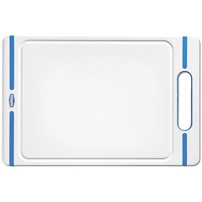 Дошка д/нарізання продуктів ITALIAN CHEF L 34x22 білий/синій_51413