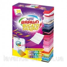 СЕРВЕТКИ ДЛЯ СУШИЛЬНОЇ МАШИНИ BRAWN BUCATO SICURO ACCHIAPPACOLORI X 20