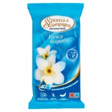 САЛФЕТКИ ДЛЯ СУШИЛЬНОЙ МАШИНЫ  SPUMA DI SCIAMP. Fresca Rugiada P40, 40 шт