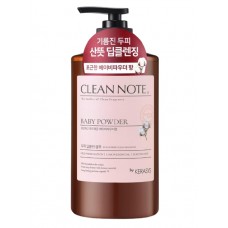 Шампунь для глубокого очищения кожи головы с ароматом детской присыпки Clean Note Baby Powder 800мл