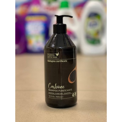 ШАМПУНЬ ДЛЯ ВОЛОССЯ 500 МЛ. ОЧИЩАЮЧИЙ CARBONE FARMA OFF
