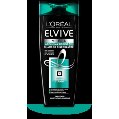ШАМПУНЬ ДЛЯ ВОЛОССЯ 250 ML. 00579 FOR MEN ARGININA RESIST X3 ELVIVE 50_40(р)