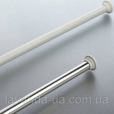 Штанга д/шторки Magic метал білий 125-220 см_10.50030