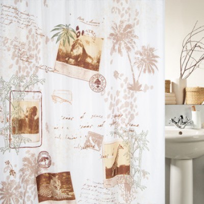 Шторка д/ванної polyester KAYA беж._10.17892