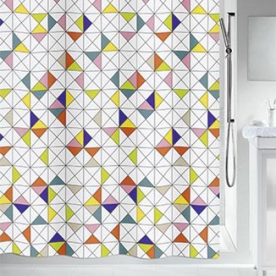 Шторка д/ванної рolyester KLEEN різнокол.180 x 200 см_10.19150