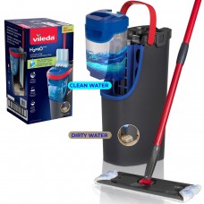 Набор для уборки Vileda H2PRO Flat Mop System с ведром и плоской шваброй