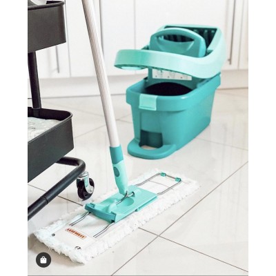 НАБОР: ШВАБРА LEIFHEIT PROFI 42 СМ. MICRO DUO 55048 + ПРЕСС ДЛЯ ОТЖИМА LEIFHEIT PROFI С РОЛИКАМИ 55076