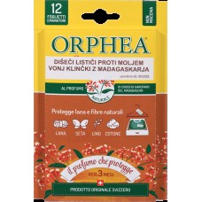 ОСВІЖУВАЧ В ГАРДЕРОБ ПРОТИ МОЛІ ORPHEA ANTITARME SANDALO BERGAMOTTO 12 FOGLI