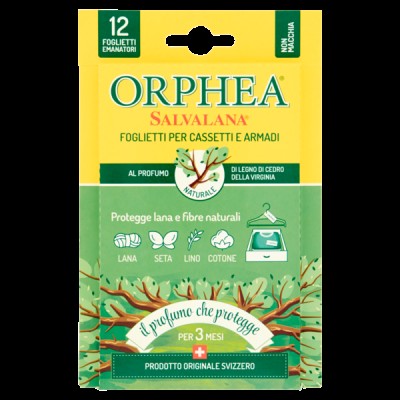 ОСВІЖУВАЧ ЗАСІБ ПРОТИ МОЛІ 12 ШТ. LEGNI ORPHEA