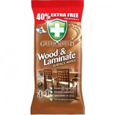 Салфетки GREEN SHIELD для чистки дерева и ламината 70 шт