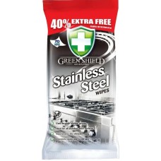 Влажные салфетки Green Shield для поверхностей из нержавеющей стали 70 шт