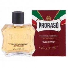 Лосьон после бритья ПИТАТЕЛЬНЫЙ PRORASO DOPO B LOZ BARBE DURE ROSSO 100 МЛ