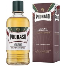 Питательный лосьон после бритья Proraso для жесткой щетины с маслом Ши и 400 мл сандалового масла