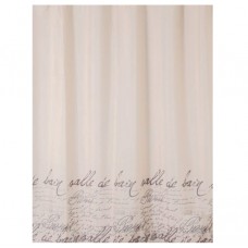 Шторка д/ванної polyester STAMP беж (кільця в компл.)_06879