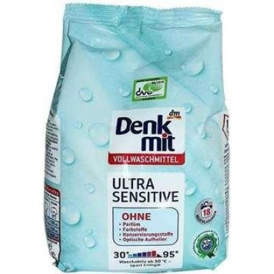 Порошок стиральный Denkmit (Германия) Vollwaschmittel Ultra Sensitive для детского белья 1,21