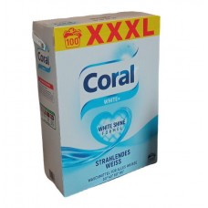 Порошок стиральный CORAL White+ 7кг 100 стирок
