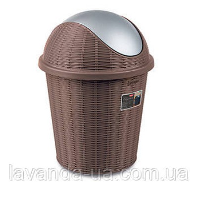 Відро д/сміття 10л, сіро-коричн._29801