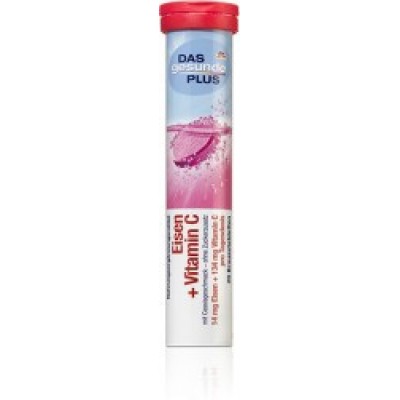 Витамины(Германия) Дас Гезунде Еисен (Железо)+ витамин С брауштаблеттен ( шипучие таблетки Железо+Витамин С) 2