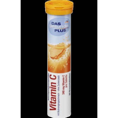 Витамины(Германия) Дас Гезунде брауштаблеттен Vitamin С (шипучие таблетки витамин С) 20шт
