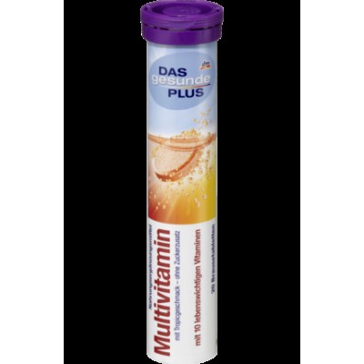 Витамины(Германия) Дас гезунде плюс Мультивитамин шипучие 20штук