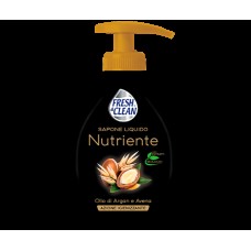 Жидкое мыло Fresh&Clean Sapone Liquido Nutriente Argan e Avena 300мл