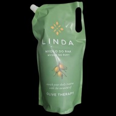 Жидкое мыло Linda сменный крем кремовое Оливка 1000 мл