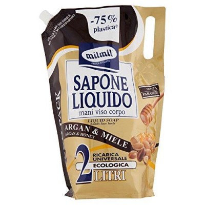 Мыло жидкое Milmil Argan&Miele (экопак.) 2l