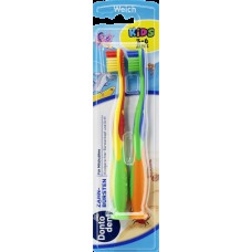 Щетка зубная DM DontoDent Kids для детей от 3 до 6 лет 2шт.