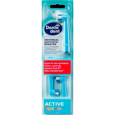 Запаски до електричної щітки DONTODENT (3шт)