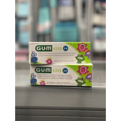 ЗУБНА ПАСТА -ГЕЛЬ ДИТЯЧА 2-6 РОКІВ 50 МЛ. GUM