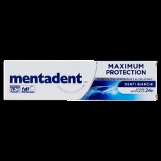 ЗУБНА ПАСТА 75 МЛ. МАКСИМАЛЬНИЙ ЗАХИСТ ТА СВІЖІСТЬ ВІДБІЛЮЮЧА MENTADENT